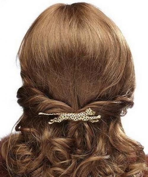 Заколоть волосы средней длины. Как красиво заколоть волосы средней длины на каждый день (с фото и видео) 10