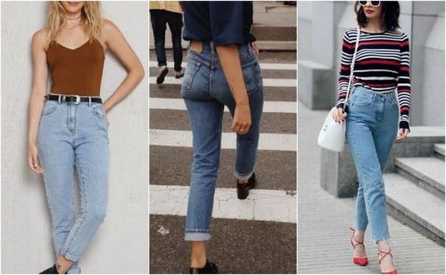 Что надеть со светлыми джинсами мом. Как носить: секреты и хитрости