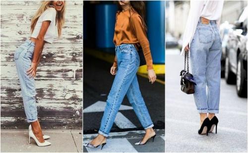 Что надеть со светлыми джинсами мом. Как носить: секреты и хитрости