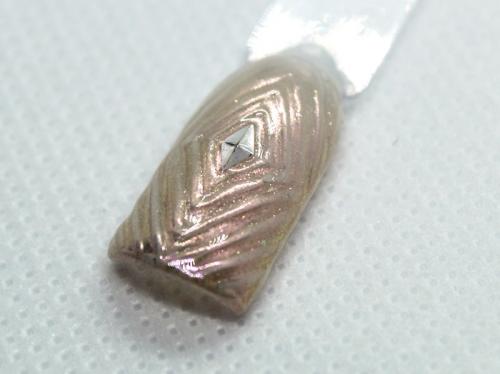 Черный маникюр с втиркой на одном пальце. Идеи маникюра с втиркой – пошаговые мастер-классы