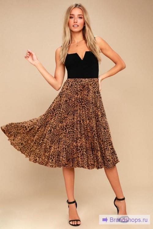 С чем носить юбки плиссе ниже колена. Модные луки с плиссированной юбкой средней длины