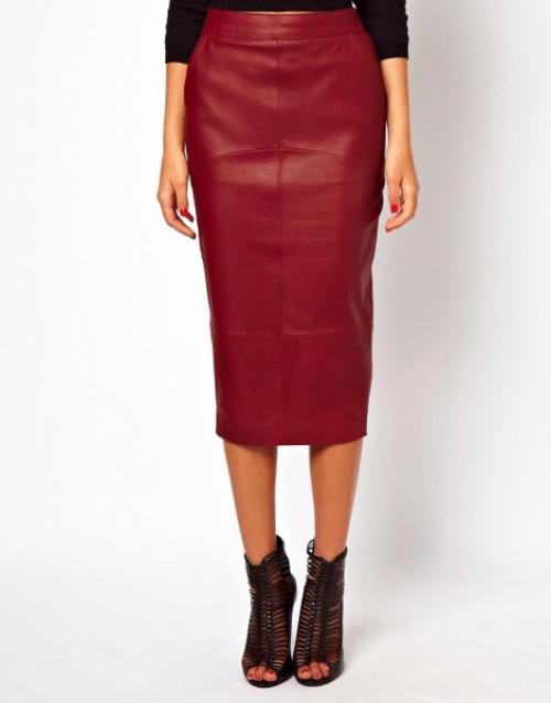 С чем носить юбки карандаш с завышенной талией. Материалы 14