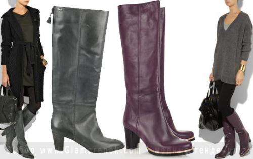 Какие сапоги подойдут к пальто до колена. Пальто до колена, выше колена и ниже колена – обувь для каждого случая 02