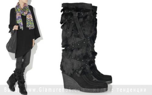 Какие сапоги подойдут к пальто до колена. Пальто до колена, выше колена и ниже колена – обувь для каждого случая 04