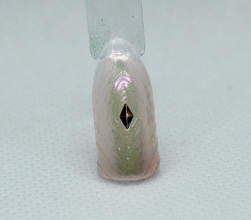 Черный маникюр с втиркой на одном пальце. Идеи маникюра с втиркой – пошаговые мастер-классы