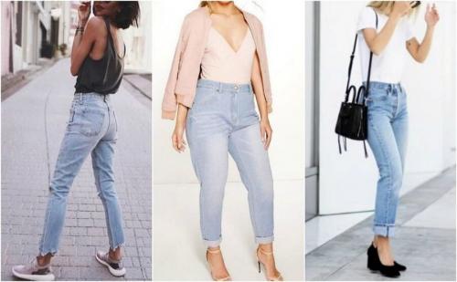 Что надеть со светлыми джинсами мом. Как носить: секреты и хитрости