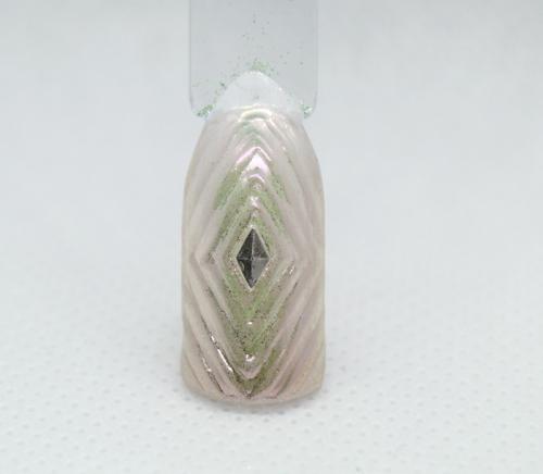 Черный маникюр с втиркой на одном пальце. Идеи маникюра с втиркой – пошаговые мастер-классы