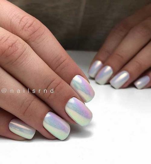 Летний маникюр с втиркой. Новинки маникюра с втиркой 2019-2020: топовые идеи на фото