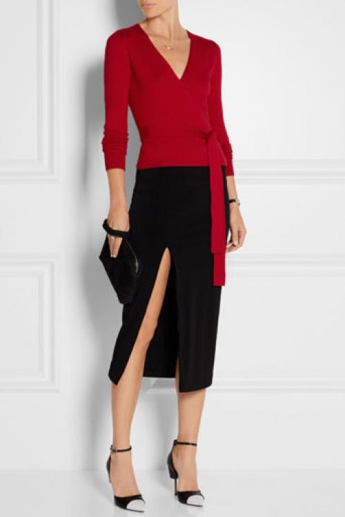 Интересные трикотажные кофточки. Модные фасоны