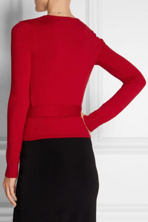 Интересные трикотажные кофточки. Модные фасоны