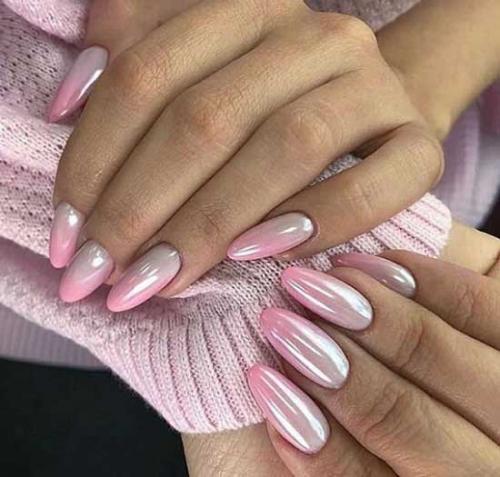 Летний маникюр с втиркой. Новинки маникюра с втиркой 2019-2020: топовые идеи на фото