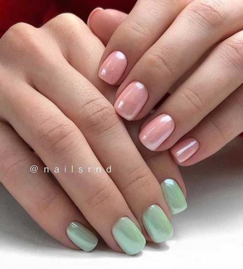 Летний маникюр с втиркой. Новинки маникюра с втиркой 2019-2020: топовые идеи на фото