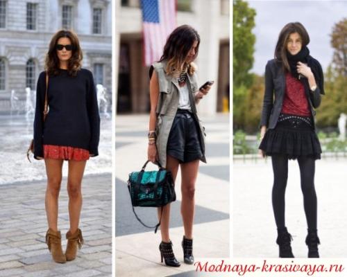 Ботильоны и платье до колена. С чем носить ботильоны городской моднице?