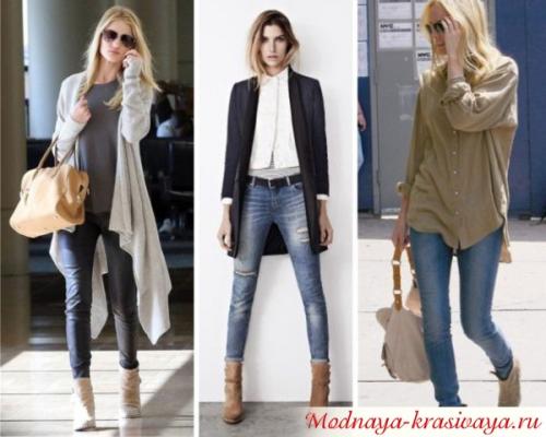 Ботильоны и платье до колена. С чем носить ботильоны городской моднице?