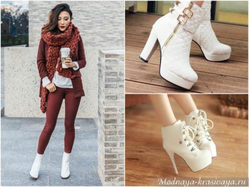 Ботильоны и платье до колена. С чем носить ботильоны городской моднице?