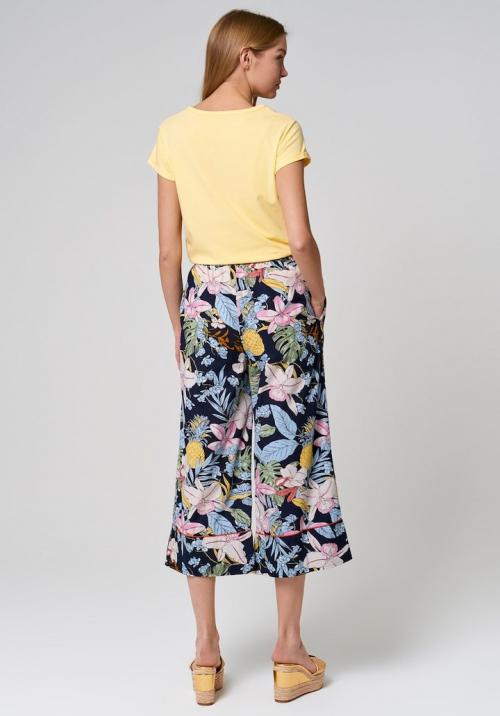 С какой обувью носить кюлоты. С чем носить брюки кюлоты женщине в этом сезоне