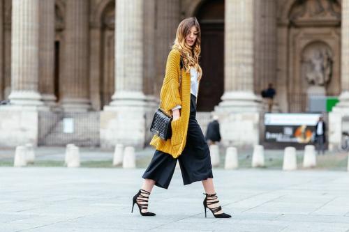 С чем носить кюлоты осенью. С чем носить брюки кюлоты женщине в этом сезоне