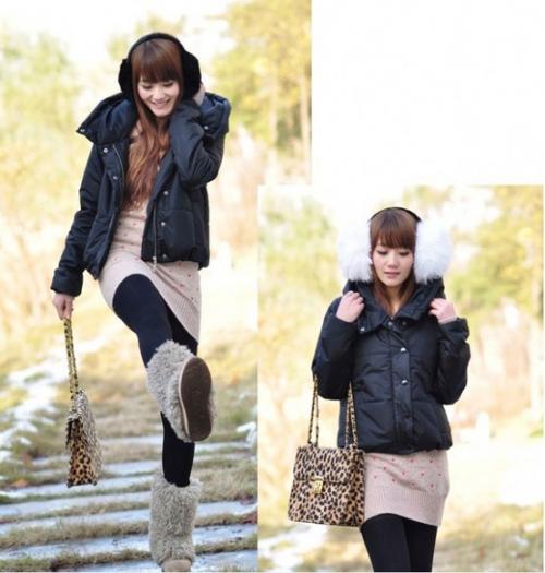 С какой обувью носить пальто черное. С какой обувью носить женское пальто до колена? 12