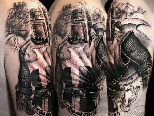 Татуировки рыцари тамплиеры. Татуировка рыцарь