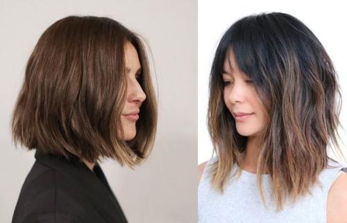 Каре удлиненное с челкой мелирование. Виды каре с мелированием 30