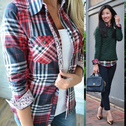 Красная рубашка в клетку женская с чем носить. Красная и синяя рубашка в клетку: как выбрать