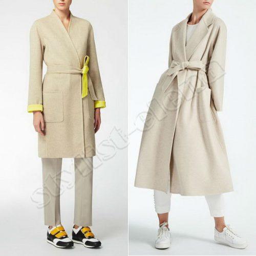 С какой обувью носить черное пальто халат. Как носить пальто-халат: лучшие сочетания с одеждой, обувью, аксессуарами