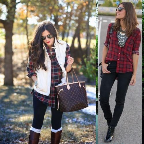 Красная рубашка в клетку женская с чем носить. Красная и синяя рубашка в клетку: как выбрать