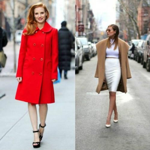 С какой обувью носить черное пальто до колена. Пальто до колена, выше колена и ниже колена – подбираем обувь для каждого случая
