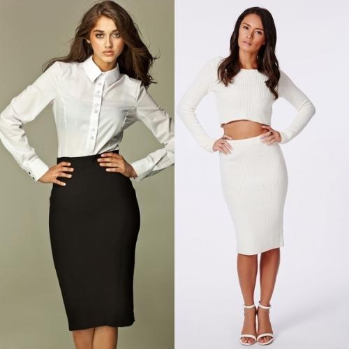 Юбка карандаш с чем носить 2019. С чем носить юбку-карандаш – примеры образов на фото