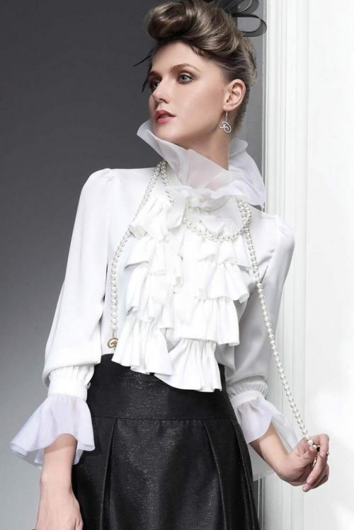 Модели кофточек. Модные блузки: роскошные последние модели от ведущих производителей (61 фото)