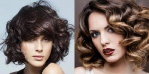 Стрижки на вьющиеся волосы средней длины 2019. Модные прически средних кудрявых волос 2019