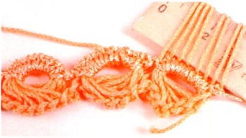 Вязание на линейке модели кофточек. Узор «длинные петли» — брумстик