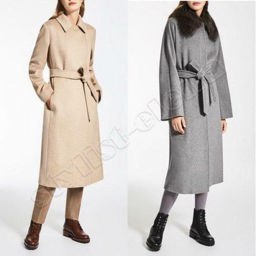 С какой обувью носить черное пальто халат. Как носить пальто-халат: лучшие сочетания с одеждой, обувью, аксессуарами