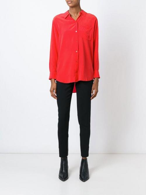 Красная рубашка с чем носить. Простой совет: с чем носить красную рубашку