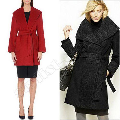 С какой обувью носить черное пальто халат. Как носить пальто-халат: лучшие сочетания с одеждой, обувью, аксессуарами