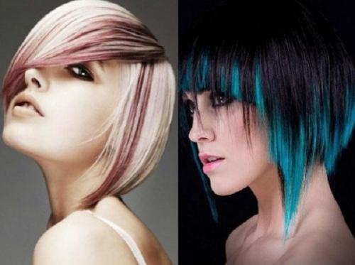 Мелирование на темные каре. Мелирование на удлиненное каре — фото до и после, популярные виды и техники 07