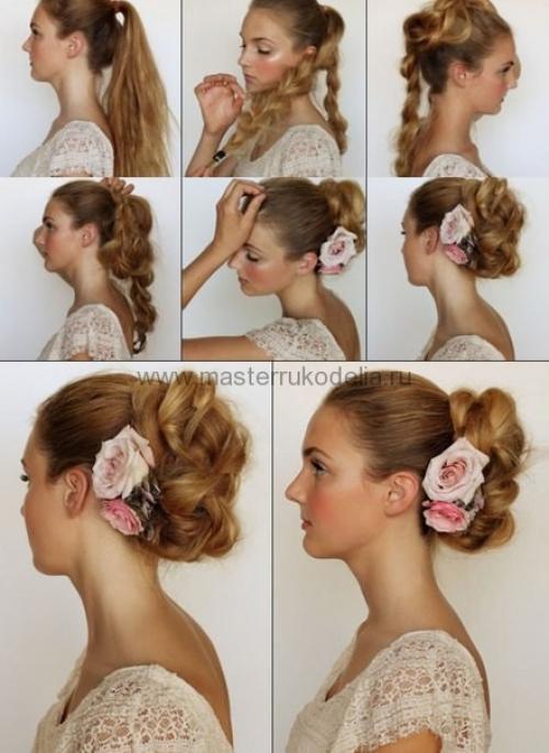 Мастер-класс прически на выпускной. Причёска на выпускной