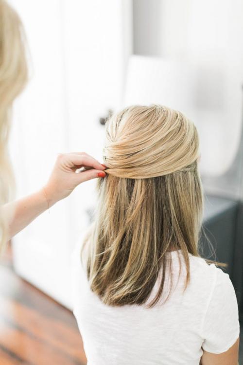 Мастер-класс по прическам своими руками. Оригинальный хвостик — простая причёска на средние волосы