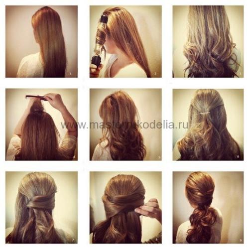 Мастер-класс прически на выпускной. Причёска на выпускной