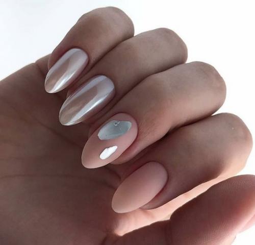 Черный маникюр со втиркой. Новинки маникюра с втиркой 2019-2020: топовые идеи на фото