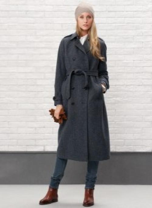 Сочетание пальто и ботинки. С какой обувью носить длинное пальто?