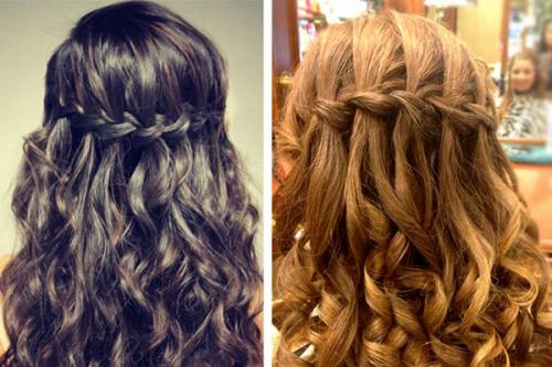 Стрижка на длинные волосы водопад. Прическа водопад — схемы плетения, особенности оформления и ухода + фото 38 Стрижка на длинные волосы водопад. Прическа водопад — схемы плетения, особенности оформления и ухода + фото 38