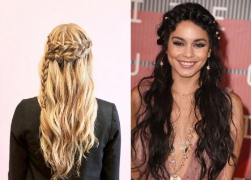 Стрижка на длинные волосы водопад. Прическа водопад — схемы плетения, особенности оформления и ухода + фото