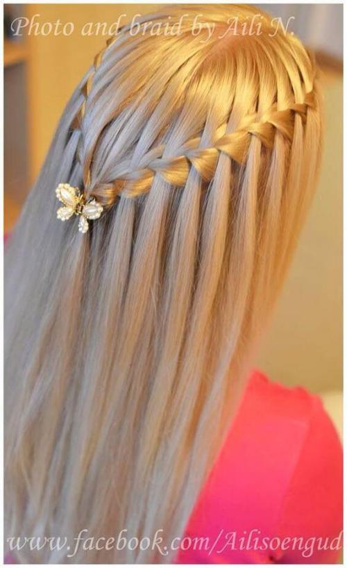 Стрижка на длинные волосы водопад. Прическа водопад — схемы плетения, особенности оформления и ухода + фото 21 Стрижка на длинные волосы водопад. Прическа водопад — схемы плетения, особенности оформления и ухода + фото 21