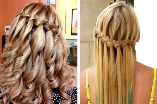 Стрижка на длинные волосы водопад. Прическа водопад — схемы плетения, особенности оформления и ухода + фото 37 Стрижка на длинные волосы водопад. Прическа водопад — схемы плетения, особенности оформления и ухода + фото 37
