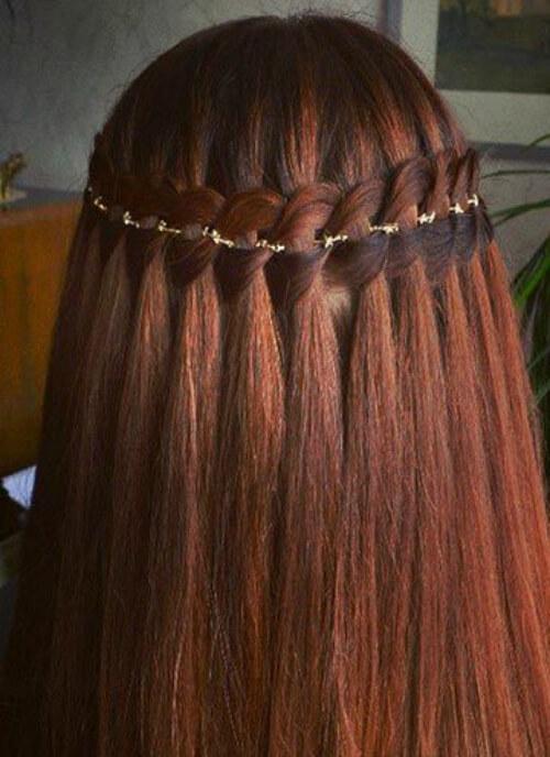 Стрижка на длинные волосы водопад. Прическа водопад — схемы плетения, особенности оформления и ухода + фото 33 Стрижка на длинные волосы водопад. Прическа водопад — схемы плетения, особенности оформления и ухода + фото 33
