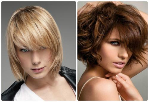 Объемные прически на короткие волосы. Стрижка на короткие волосы придающая объем фото