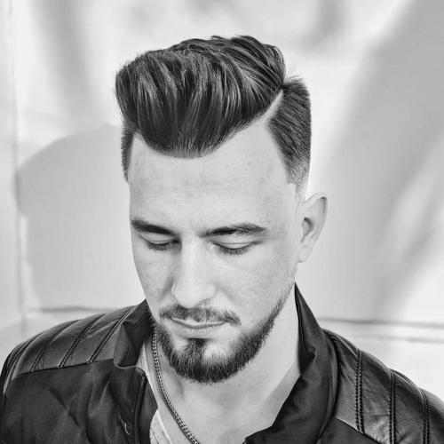 Мужские стрижки средней длины с пробором. Кому из мужчин подойдет прическа с пробором?