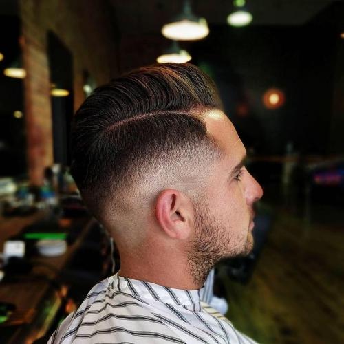 Мужские стрижки средней длины с пробором. Кому из мужчин подойдет прическа с пробором?