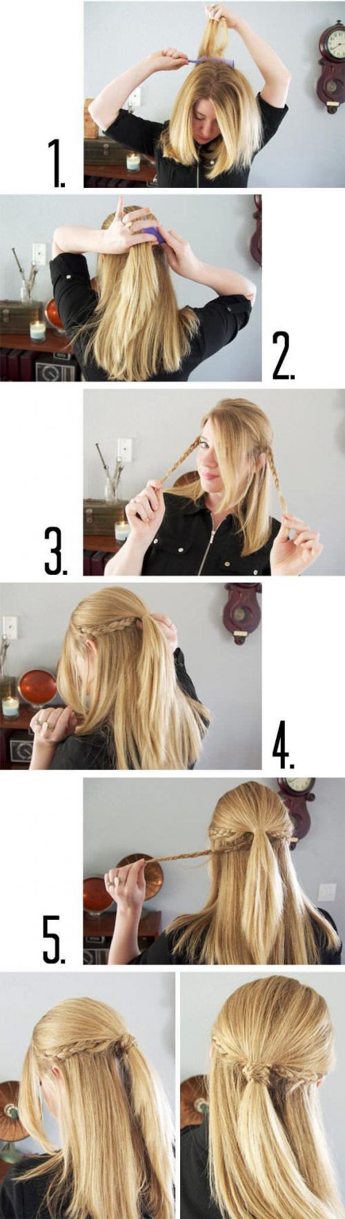 15 причесок средней длины. 15 стильных причесок на средние волосы